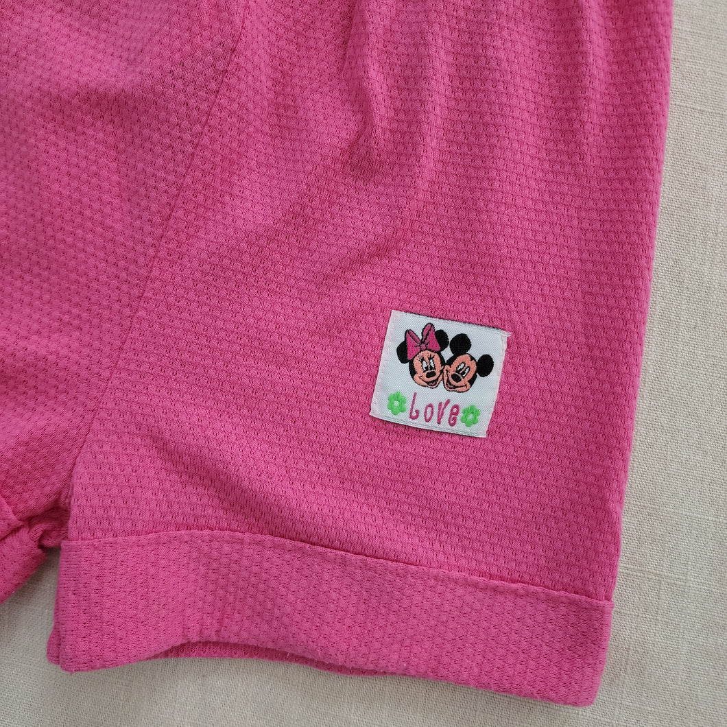 Vintage Mickey & Minnie Pink Shorts 5t/6