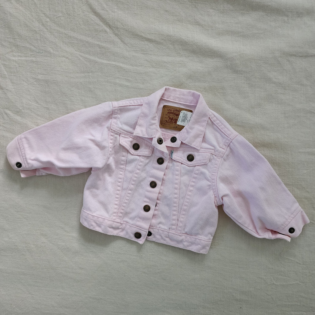 Vintage Levi's Cotton Candy Jean Jacket 12 months