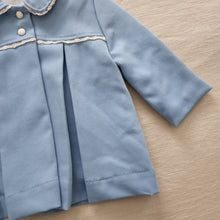 Load image into Gallery viewer, Vintage Blue Dress Coat 18-24 months
