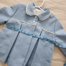 Load image into Gallery viewer, Vintage Blue Dress Coat 18-24 months
