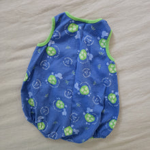 Load image into Gallery viewer, Vintage Turtle Bubble Romper 6-9 months
