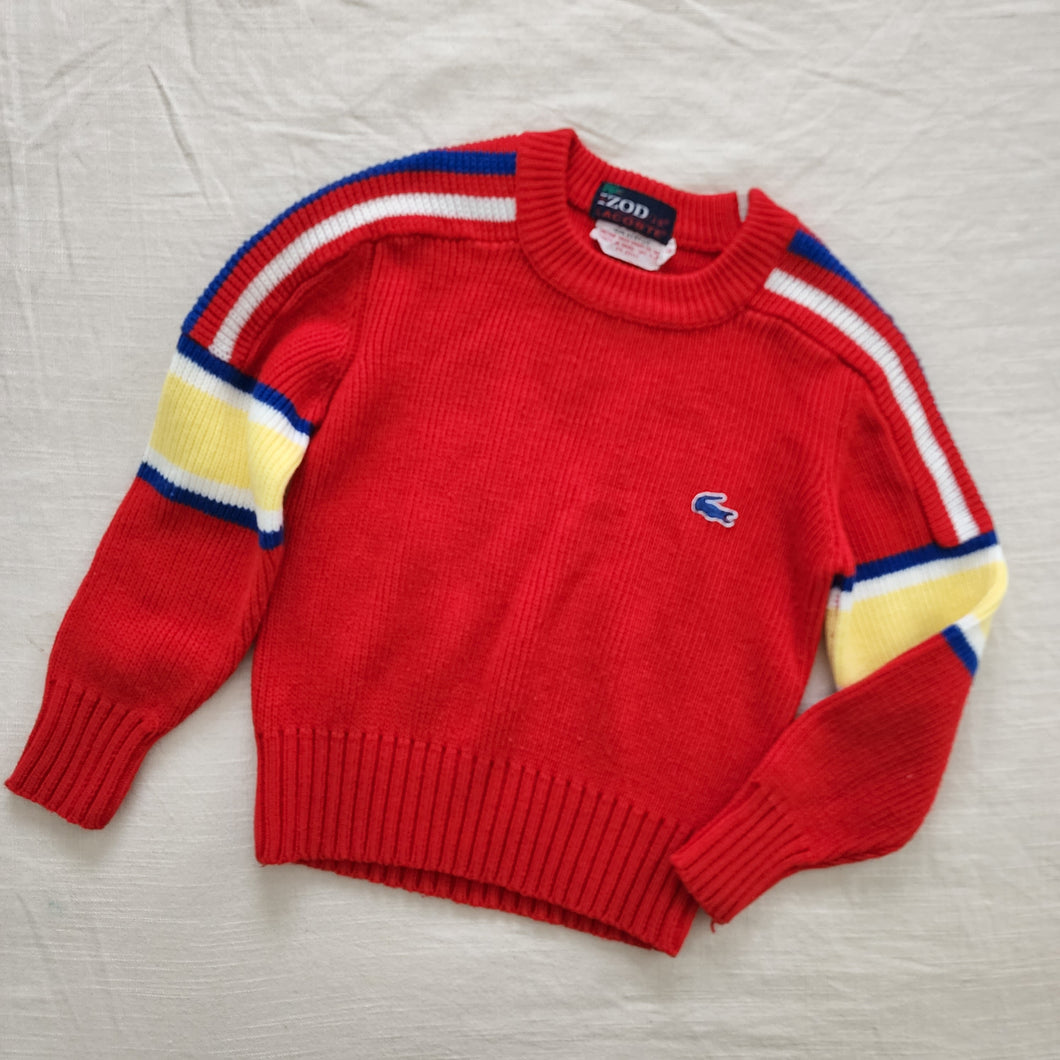 Vintage Lacoste Knit Sweater kids 8