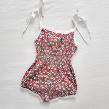 Load image into Gallery viewer, Vintage 60s/70s Floral Romper 4t/5t
