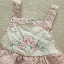 Load image into Gallery viewer, Vintage Floral Bird Bubble Romper 12 months
