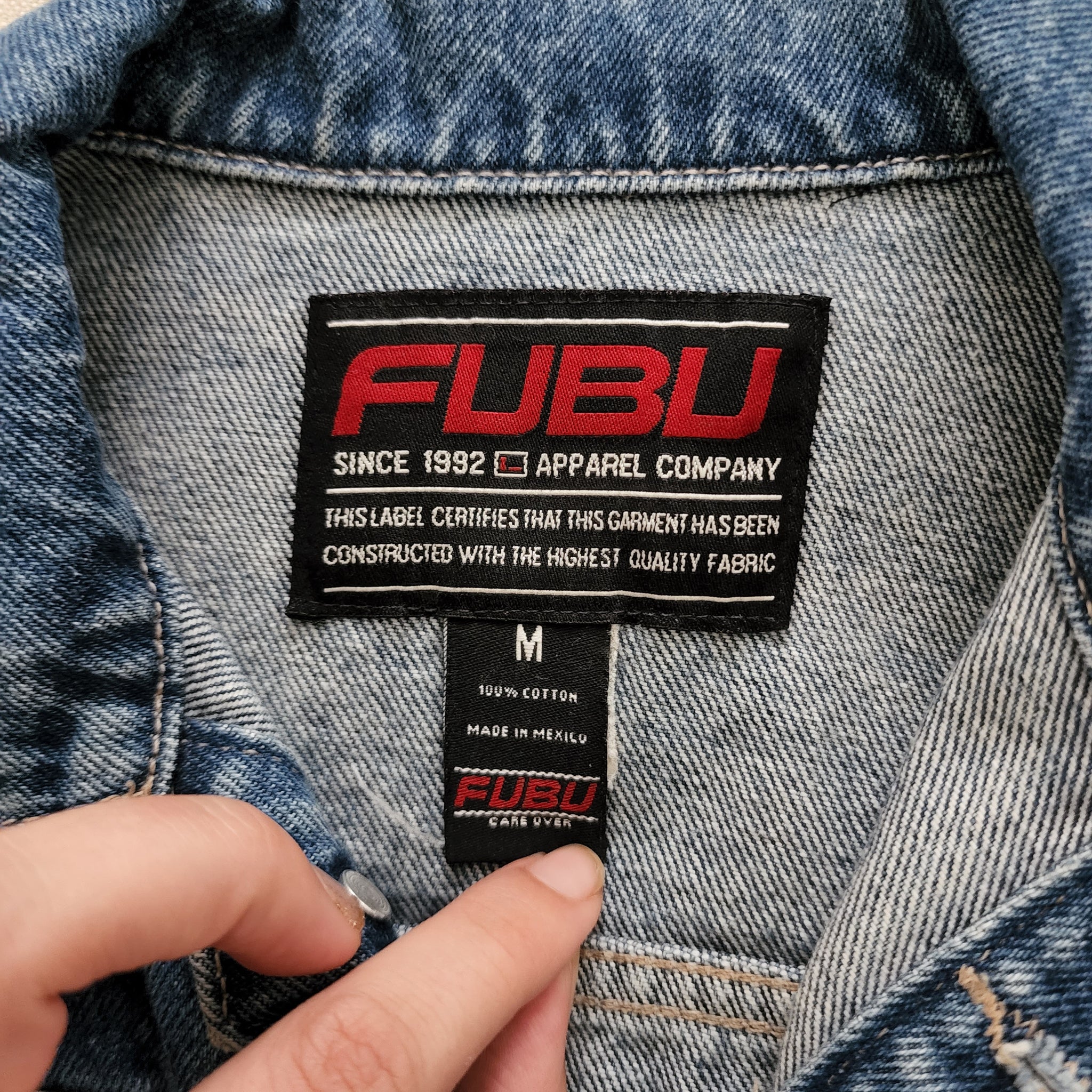 Vintage Fubu Denim Jacket cheapest 1992