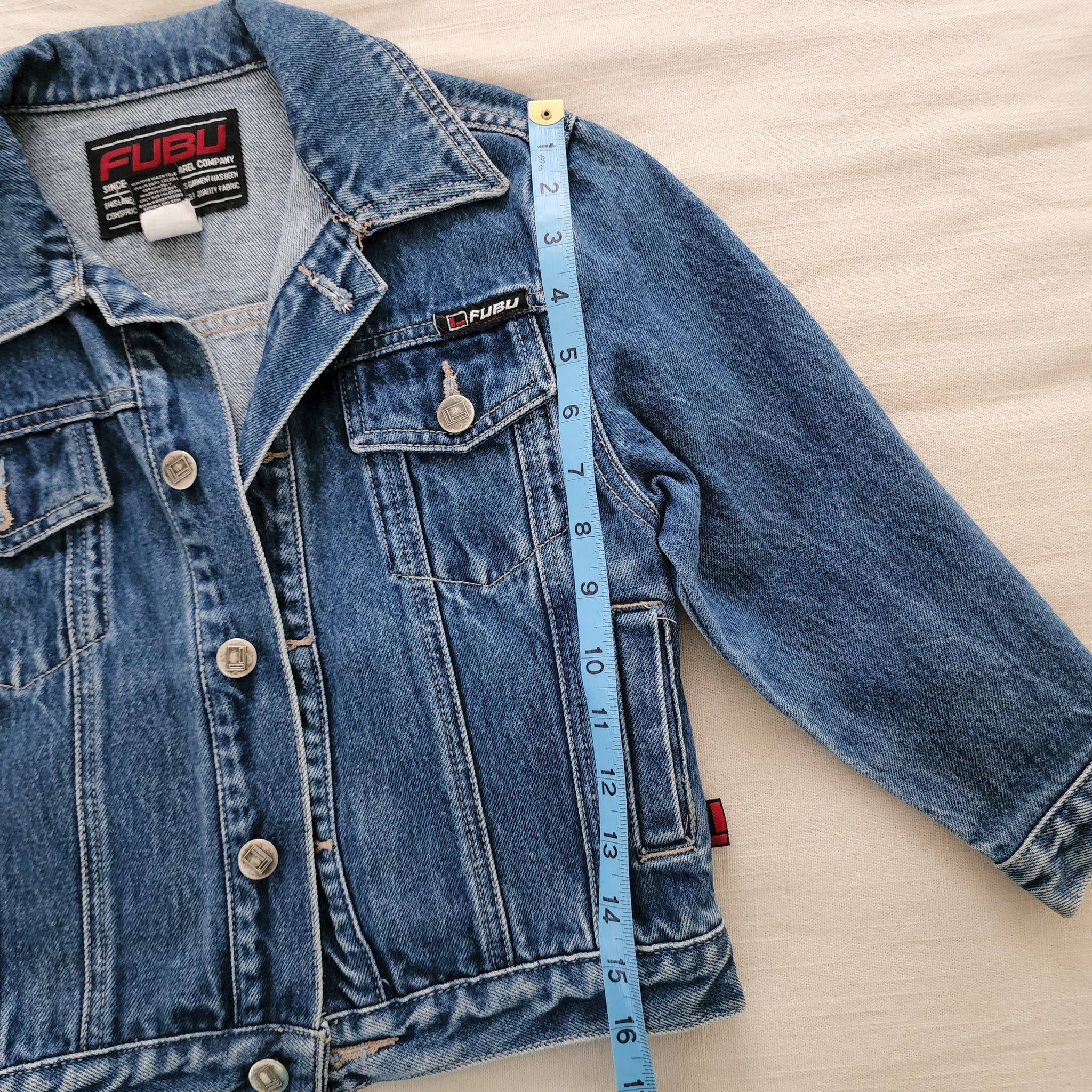 Vintage Fubu Jean Jacket kids 7/8 – Nostalgic Baby Vintage