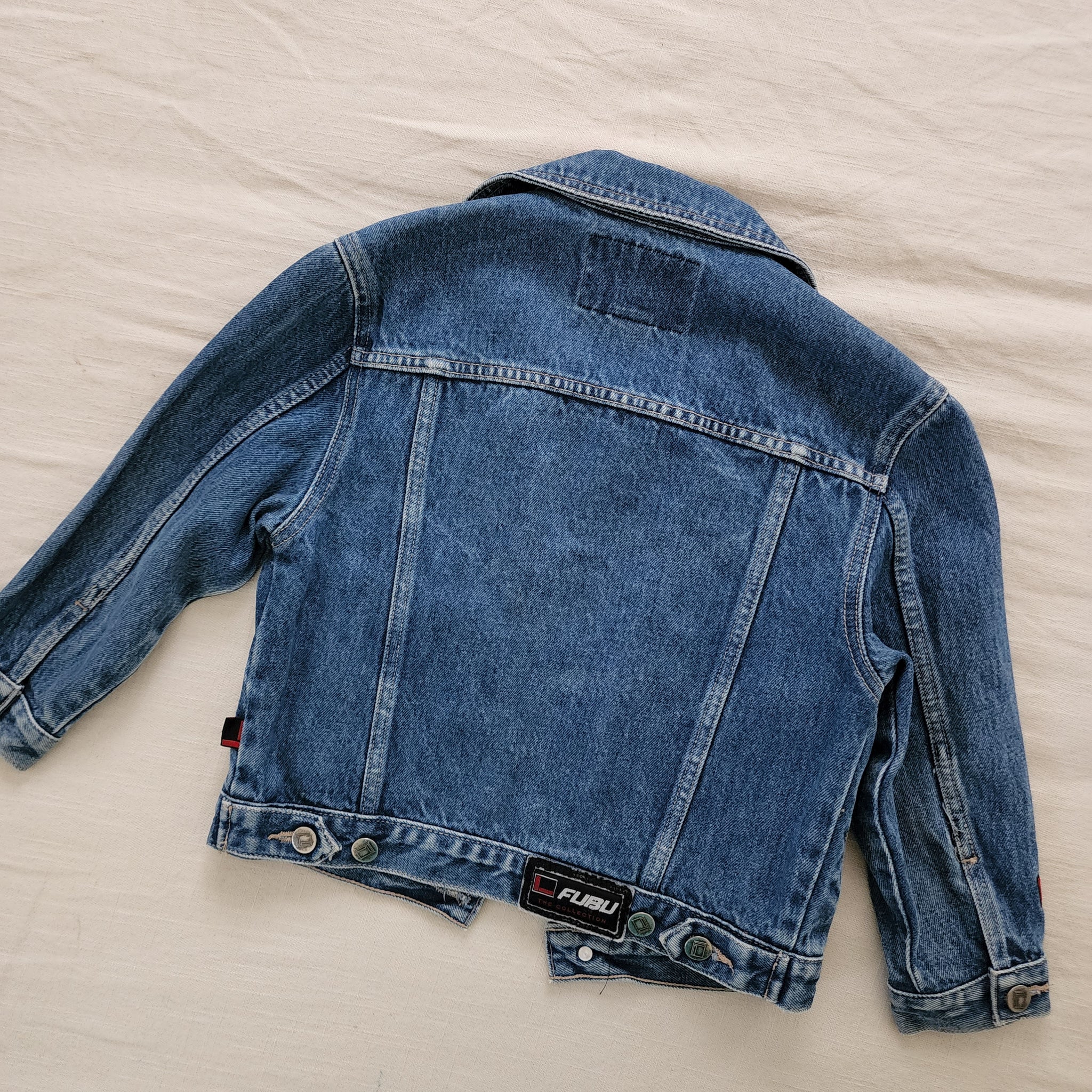 Vintage Fubu Jean Jacket kids 7/8 – Nostalgic Baby Vintage