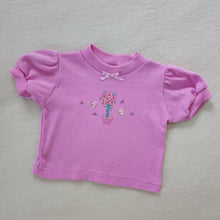 Load image into Gallery viewer, Vintage Pink Flower Pot + Butterfly Tee 12 months
