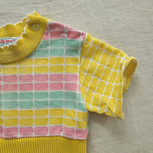 Load image into Gallery viewer, Vintage Healthtex 60s/70s Multicolored Rectangle Bodysuit 12 months
