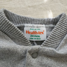 Load image into Gallery viewer, Vintage Healthtex Grey Green Bodysuit 24 months
