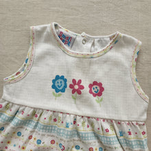 Load image into Gallery viewer, Vintage Gardening Floral Romper 24 months
