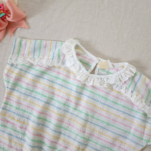 Load image into Gallery viewer, Vintage 60s-70s Pastel Striped Shirt 4t
