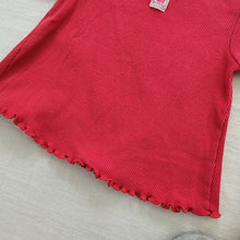 Load image into Gallery viewer, Vintage Strawberry Ribbon Curl Top 2t/3t
