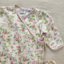 Load image into Gallery viewer, Vintage Floral Kimono Bodysuit 9-12 months
