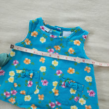 Load image into Gallery viewer, Vintage Blue Floral Top 3-12 months
