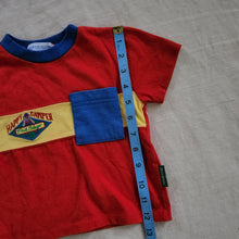 Load image into Gallery viewer, Vintage Oshkosh Happy Camper Color Block Tee 24 months
