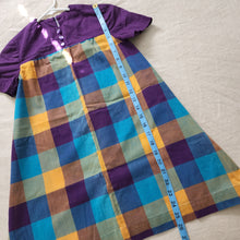 Load image into Gallery viewer, Vintage Fall Plaid Dress kids 6/8
