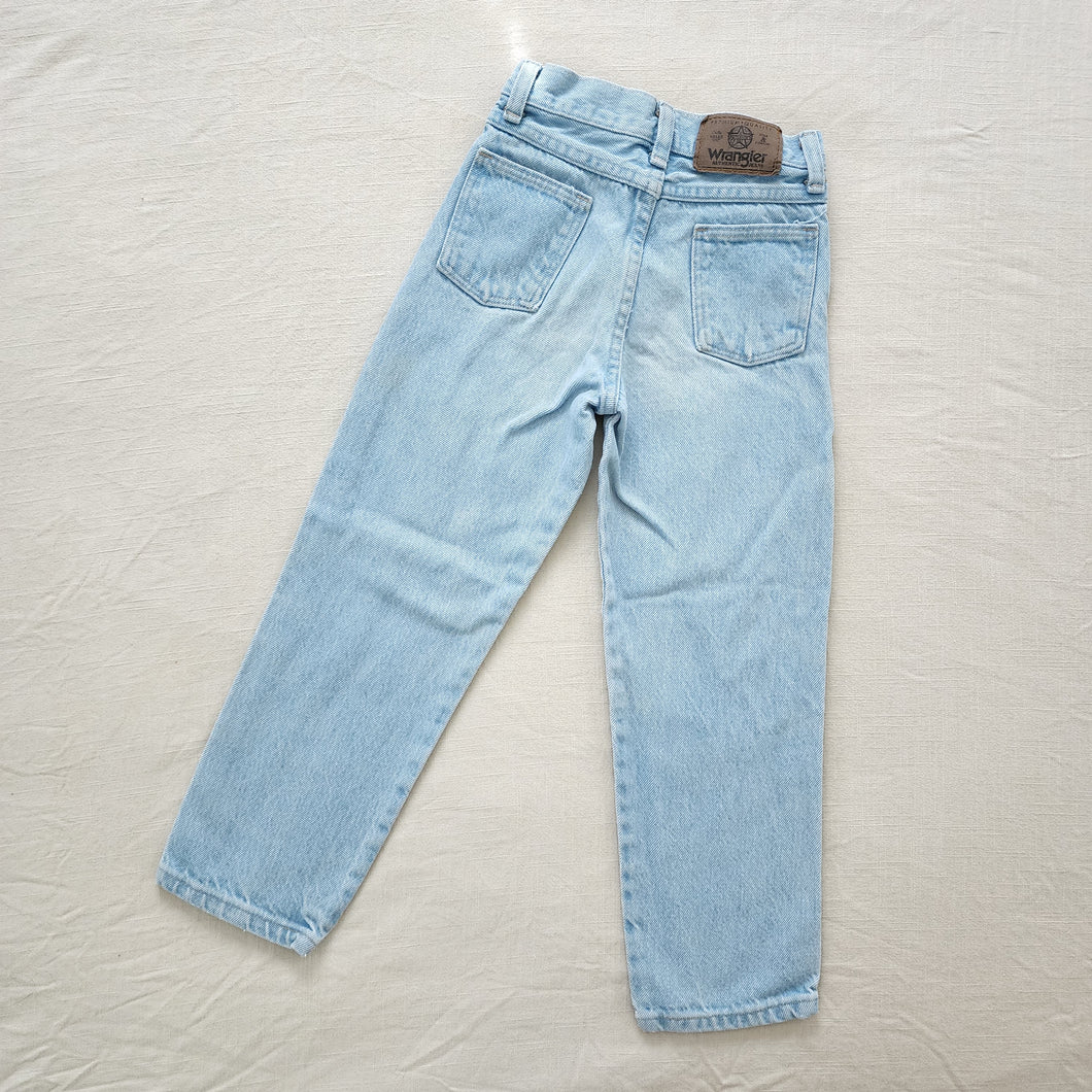 Vintage Wrangler Light Wash Jeans kids 7 SLIM