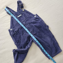 Load image into Gallery viewer, Vintage Navy Chunky Corduroy Overalls 12 months

