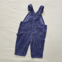 Load image into Gallery viewer, Vintage Navy Chunky Corduroy Overalls 12 months
