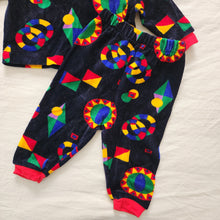 Load image into Gallery viewer, Vintage Rainbow Black Matching Set 12 months
