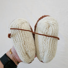 Load image into Gallery viewer, Neutral Knit Booties 6-12 months
