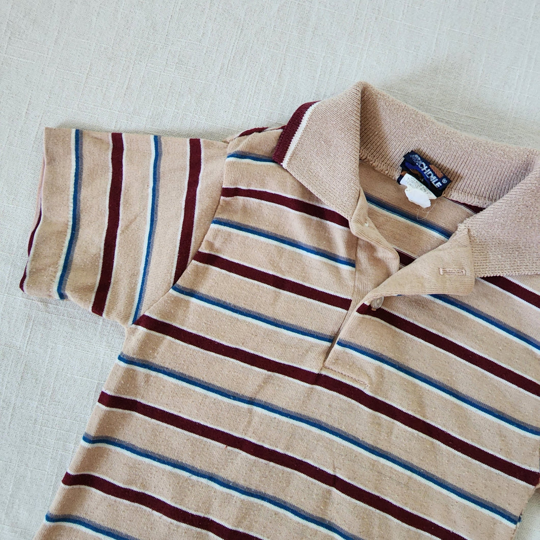 Vintage Neutral Striped Shirt 3t