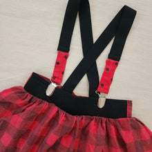 Load image into Gallery viewer, Vintage Suspender Shorts/Skirt 5t
