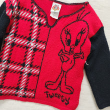 Load image into Gallery viewer, Vintage Tweety Knit Sweater 4t
