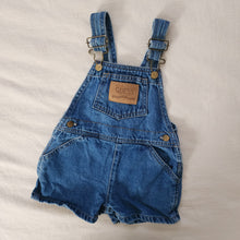 Load image into Gallery viewer, Vintage Guess Leather Patch Shortalls 24 months
