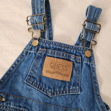 Load image into Gallery viewer, Vintage Guess Leather Patch Shortalls 24 months
