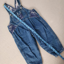 Load image into Gallery viewer, Vintage Comfy Denim Bubble Overalls 24 months/2t
