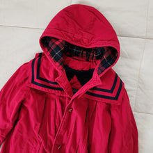 Load image into Gallery viewer, Vintage Hooded Red Coat 5t
