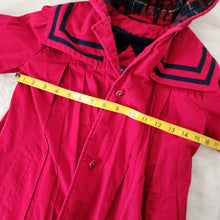 Load image into Gallery viewer, Vintage Hooded Red Coat 5t
