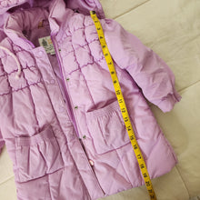 Load image into Gallery viewer, Vintage Purple Hooded Coat 3t
