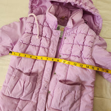 Load image into Gallery viewer, Vintage Purple Hooded Coat 3t
