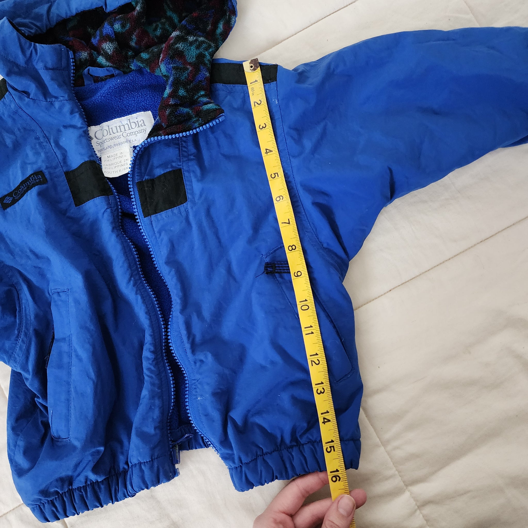 Veste Polaire Columbia Noire, Homme, Taille S, Avec Capuche, Zip, Vintage
