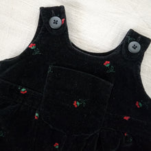 Load image into Gallery viewer, Vintage Gap Black Floral Romper 1-3 months
