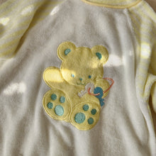 Load image into Gallery viewer, Vintage Bear Terrycloth Footed PJs 3-6 months
