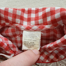 Load image into Gallery viewer, Vintage Red Gingham Romper 18 months
