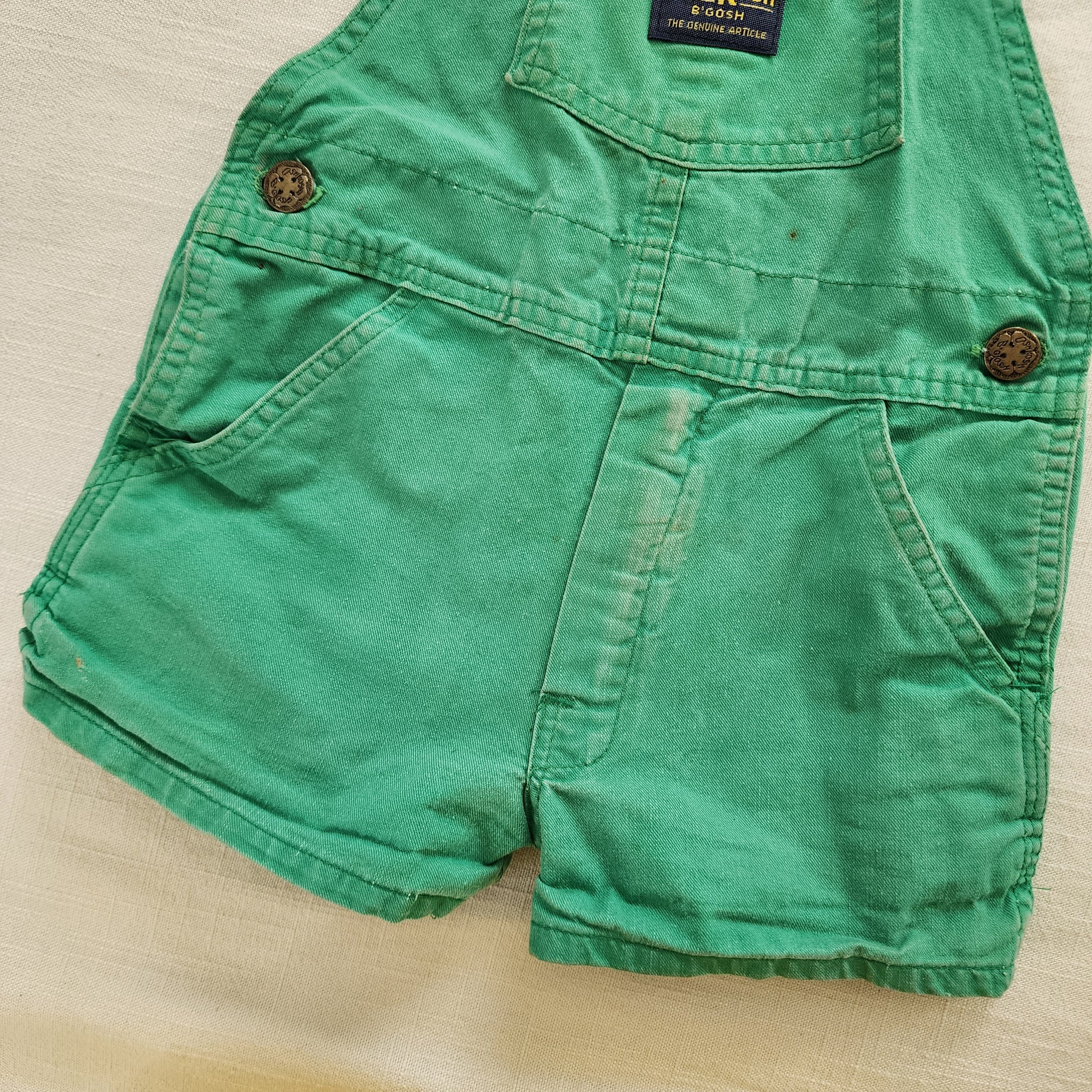 vintage花柄oshkosh 4T Vintage Oshkosh Green Shortalls 4t/5t – Nostalgic Baby Vintage