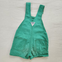 Load image into Gallery viewer, Vintage Oshkosh Green Shortalls 4t/5t
