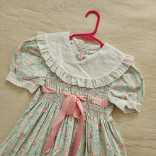 Load image into Gallery viewer, Vintage Pilly Flinders Floral Smocked Dress kids 7
