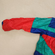 Load image into Gallery viewer, Vintage Color Block Windbreaker Jacket
