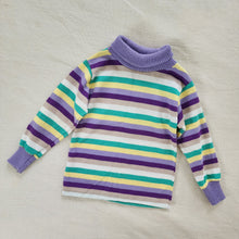 Load image into Gallery viewer, Vintage Striped Turtleneck Shirt 18 months
