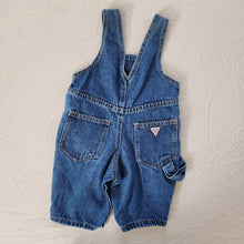 Load image into Gallery viewer, Vintage Guess Denim Overalls 3-6 months
