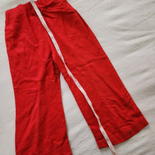 Load image into Gallery viewer, Vintage Wide Leg Red Pants 3t+
