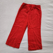 Load image into Gallery viewer, Vintage Wide Leg Red Pants 3t+
