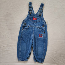 Load image into Gallery viewer, Vintage Oshkosh Red Patch Sport Overalls 18 months
