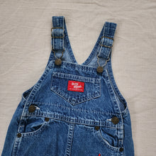 Load image into Gallery viewer, Vintage Oshkosh Red Patch Sport Overalls 18 months
